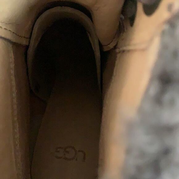 NWOT UGG AUSTRALIA JAXON SUEDE &‎ SHEARING BOOTS SIZE 7 1/2 - Picture 5 of 7